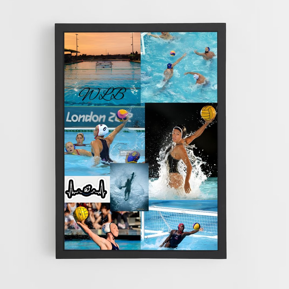 Poster Water polo – affiche Water-polo (vue 2)